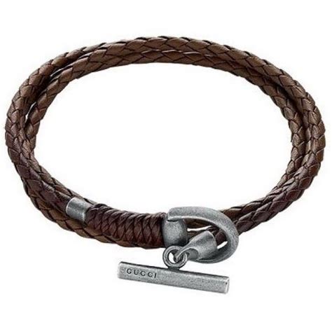 bracciale gucci uomo pelle|Nuova collezione di bracciali Gucci per uomo su FARFETCH.